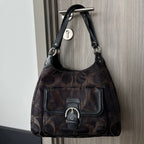 COACH CAMPBELL SIGNATURE HOBO (Style #24742)
