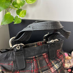 COACH SOHO POPPY TARTAN TOTE (Style #15467)