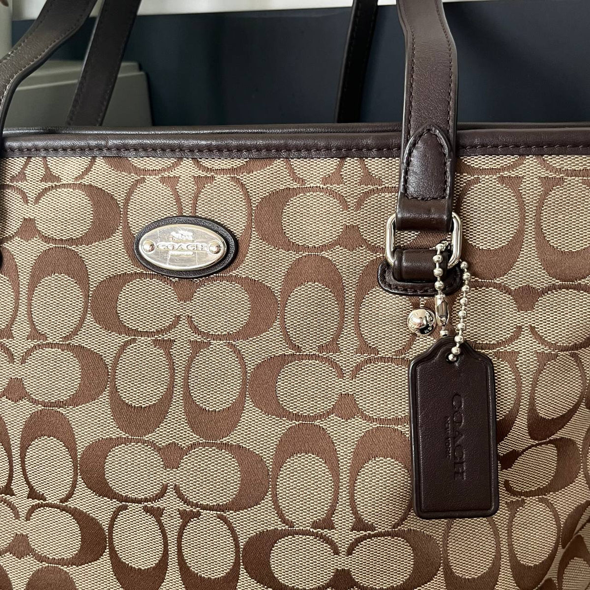 COACH CARDINAL ZIP TOTE (Style #36375)