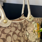 COACH SIGNATURE FLORAL BLEECKER TOTE (Style #16276)