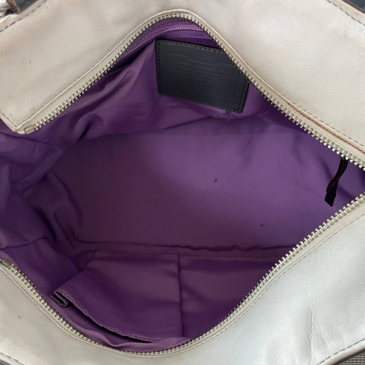 COACH LEATHER PLEATED GALLARY TOTE (Style #13759)