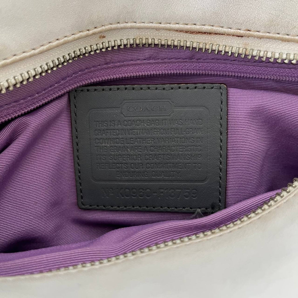 COACH LEATHER PLEATED GALLARY TOTE (Style #13759)