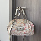 COACH KRISTIN SIGNATURE DOME SEQUIN SATCHEL (Style #19338)