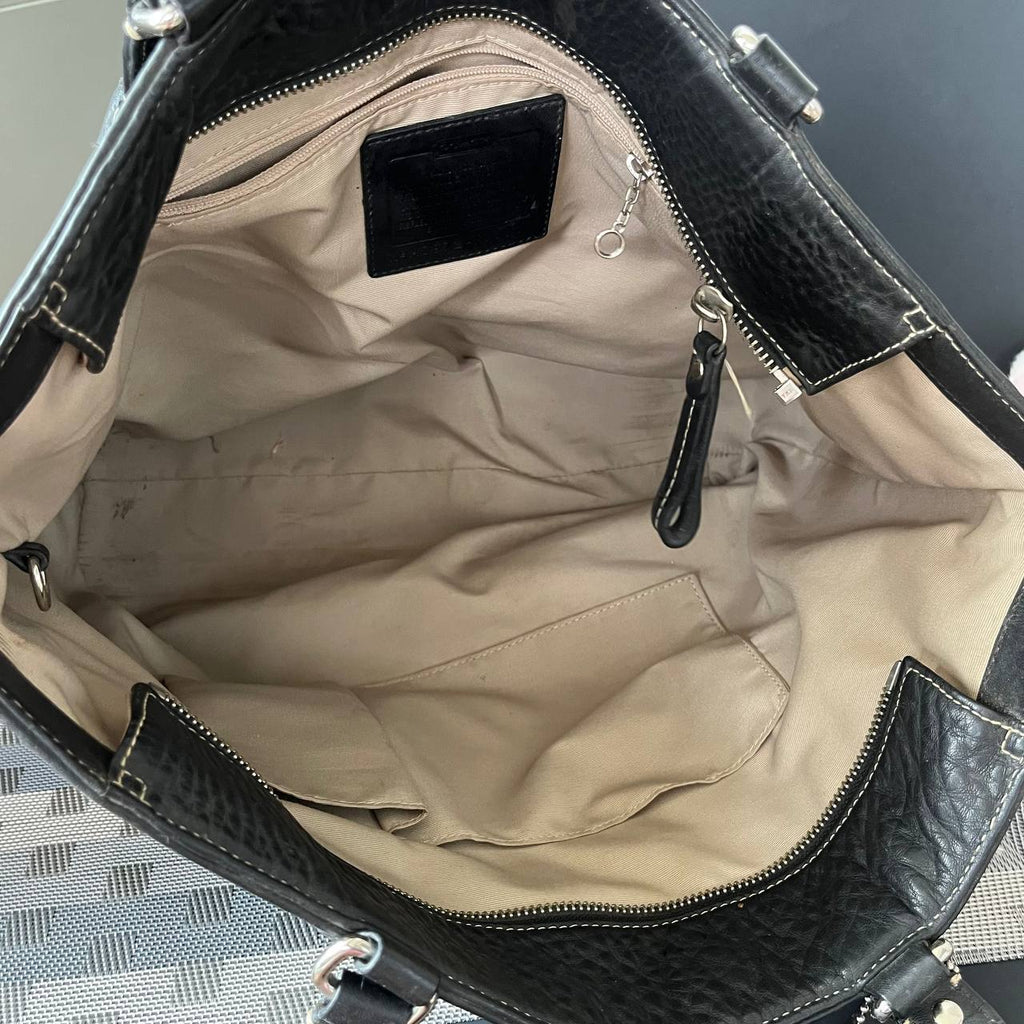 COACH HAMILTON SIGNATURE PEBBLE LEATHER TOTE (Style #13083)