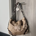 COACH SIGNATURE SATEEN CARLY HOBO (Style #15250 )