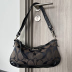 COACH SIGNATURE CANVAS 2 WAY SATCHEL (Style #19731)