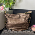 COACH METALLIC ZOE SHOULDER BAG (Style #12669)