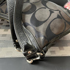 COACH SIGNATURE CANVAS 2 WAY SATCHEL (Style #19731)