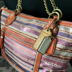 COACH POPPY SEQUIN SMALL TOTE  (Style #23843)