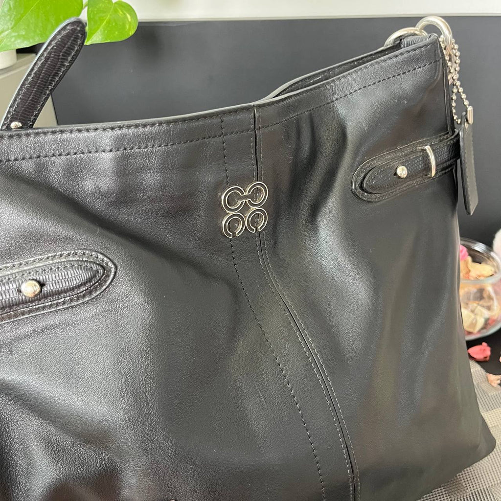 COACH COLETTE LEATHER HOBO BAG (Style #16413)
