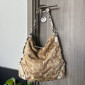 COACH CARLY LARGE OPTIC SIGNATURE HOBO BAG (Style #13981)