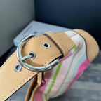 COACH PASTEL STRIPE SATEEN SOHO SHOULDER BAG  (Style #1884)