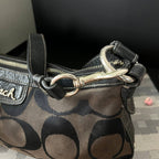 COACH SIGNATURE CANVAS 2 WAY SATCHEL (Style #19731)