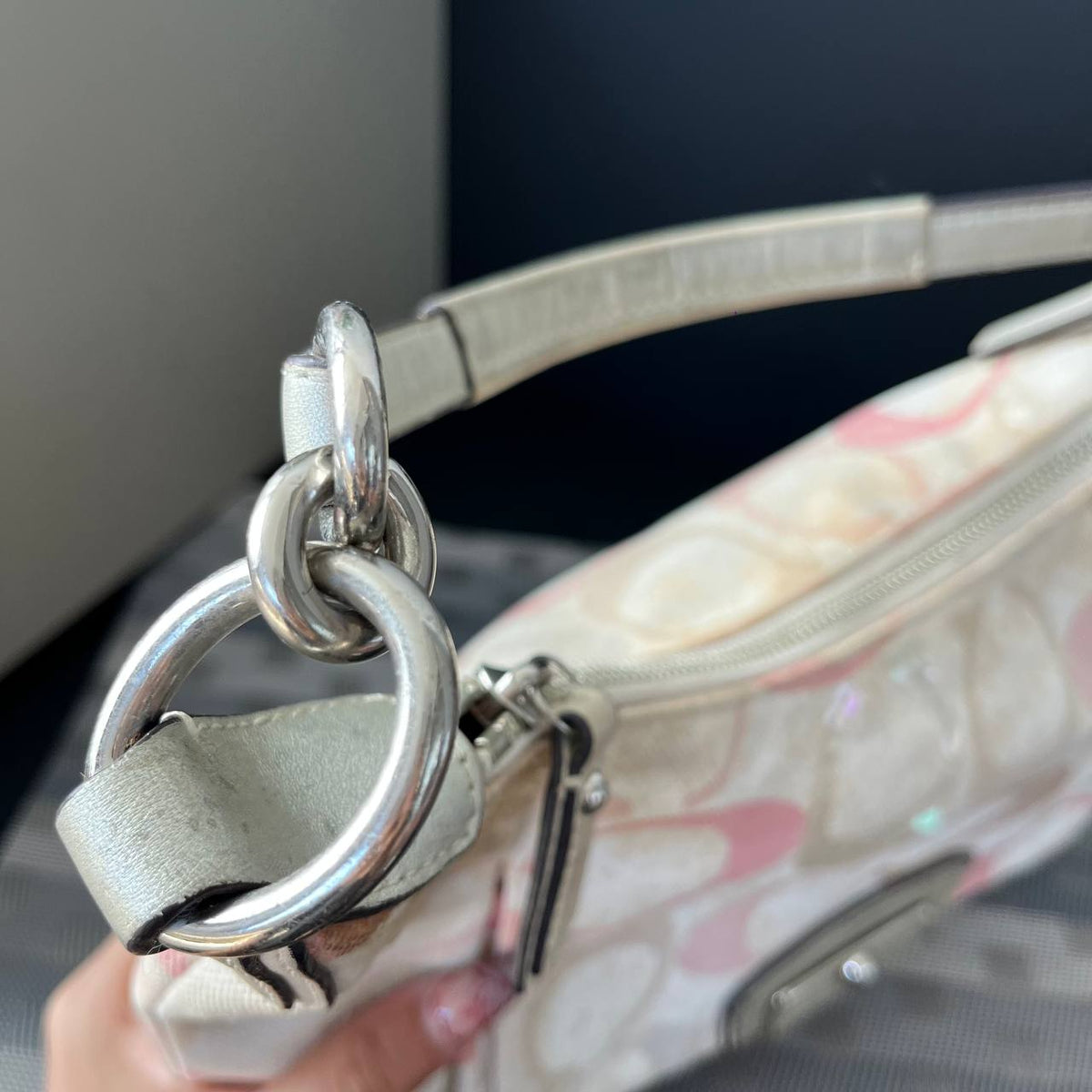 COACH KRISTIN EMBELISHED SEQUIN HOBO BAG (Style #19340)