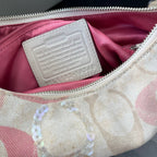 COACH KRISTIN EMBELISHED SEQUIN HOBO BAG (Style #19340)