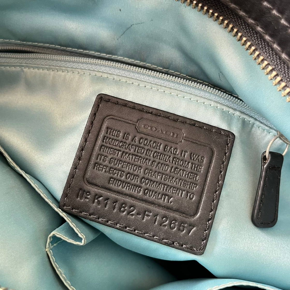 COACH ZOE SIGNATURE HOBO BAG (Style #12657)