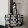 COACH SIGNATURE GALLARY EAST/WEST TOTE  (Style #17087)