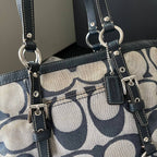 COACH SIGNATURE GALLARY EAST/WEST TOTE  (Style #17087)
