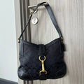 COACH BLACK HAMPTON SHOULDER BAG (Style #11058)
