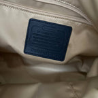 COACH DAISY EMMA LEATHER TOTE IN NAVY BLUE (Style #23973)