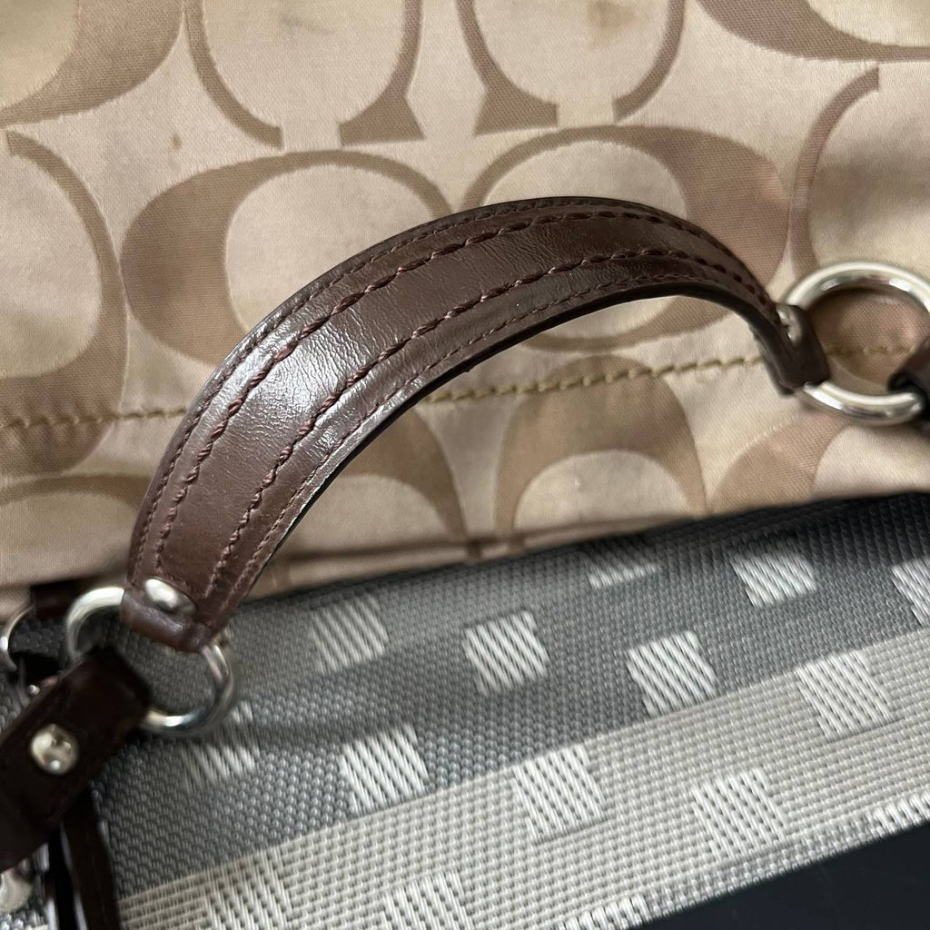 COACH SIGNATURE SATEEN CARLY HOBO (Style #15250 )
