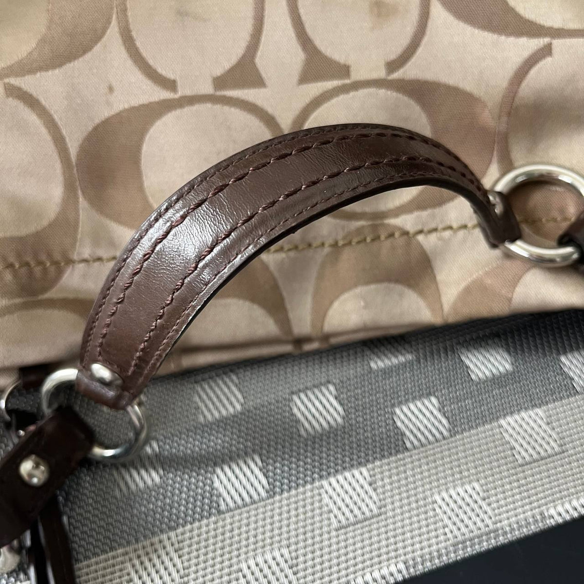 COACH SIGNATURE SATEEN CARLY HOBO (Style #15250 )