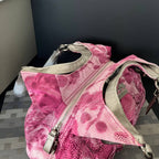 COACH MADISON MAGGIE PINK FLORAL HOBO SHOULDER BAG  (Style #19642)