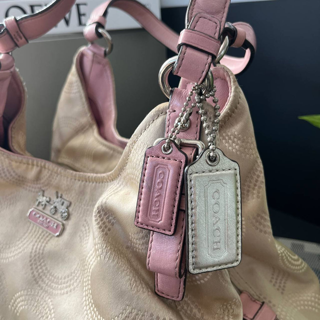 COACH MADISON DOTTED OPT ART MAGGIE SHOULDER BAG (Style #16505)
