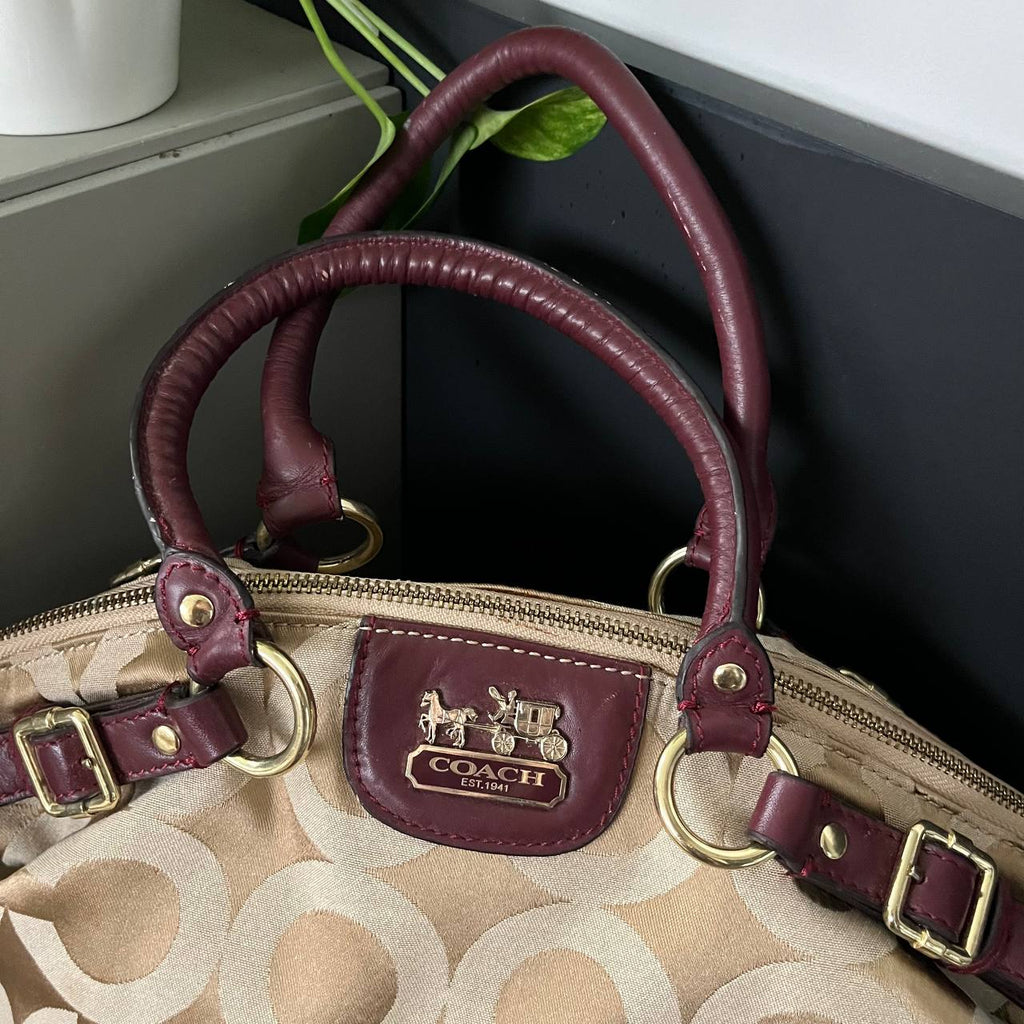 COACH MADISON OPT ART SATEEN SOPHIA SATCHEL (Style #18650)