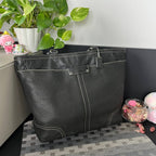 COACH HAMILTON SIGNATURE PEBBLE LEATHER TOTE (Style #13083)