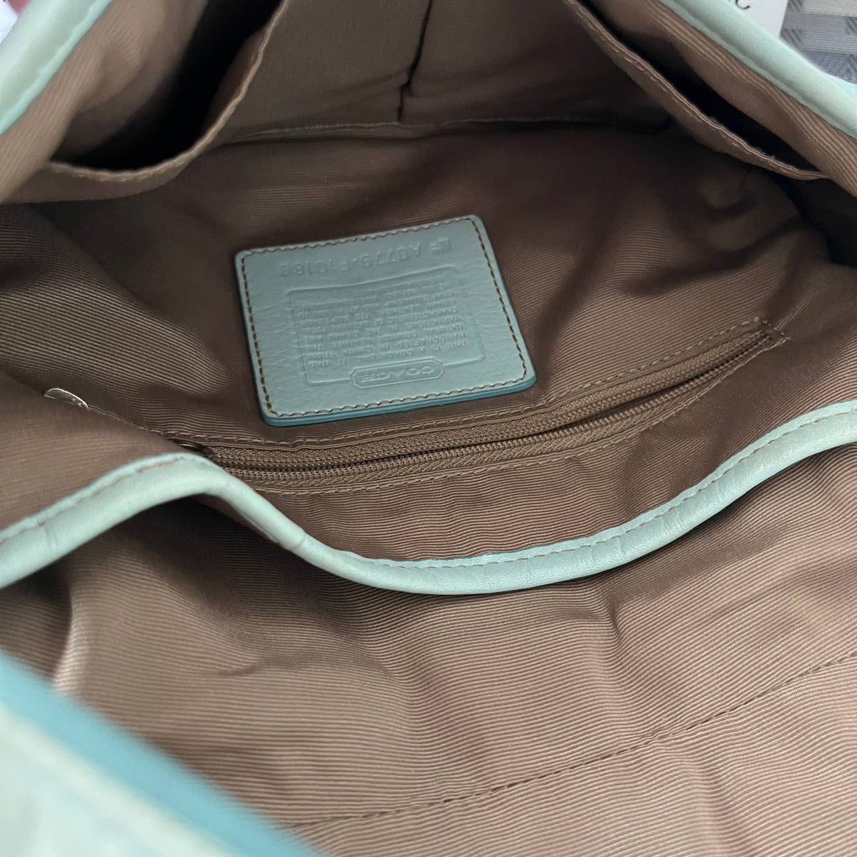 COACH PASTEL BLUE SOHO SHOULDER BAG  (Style #10188)
