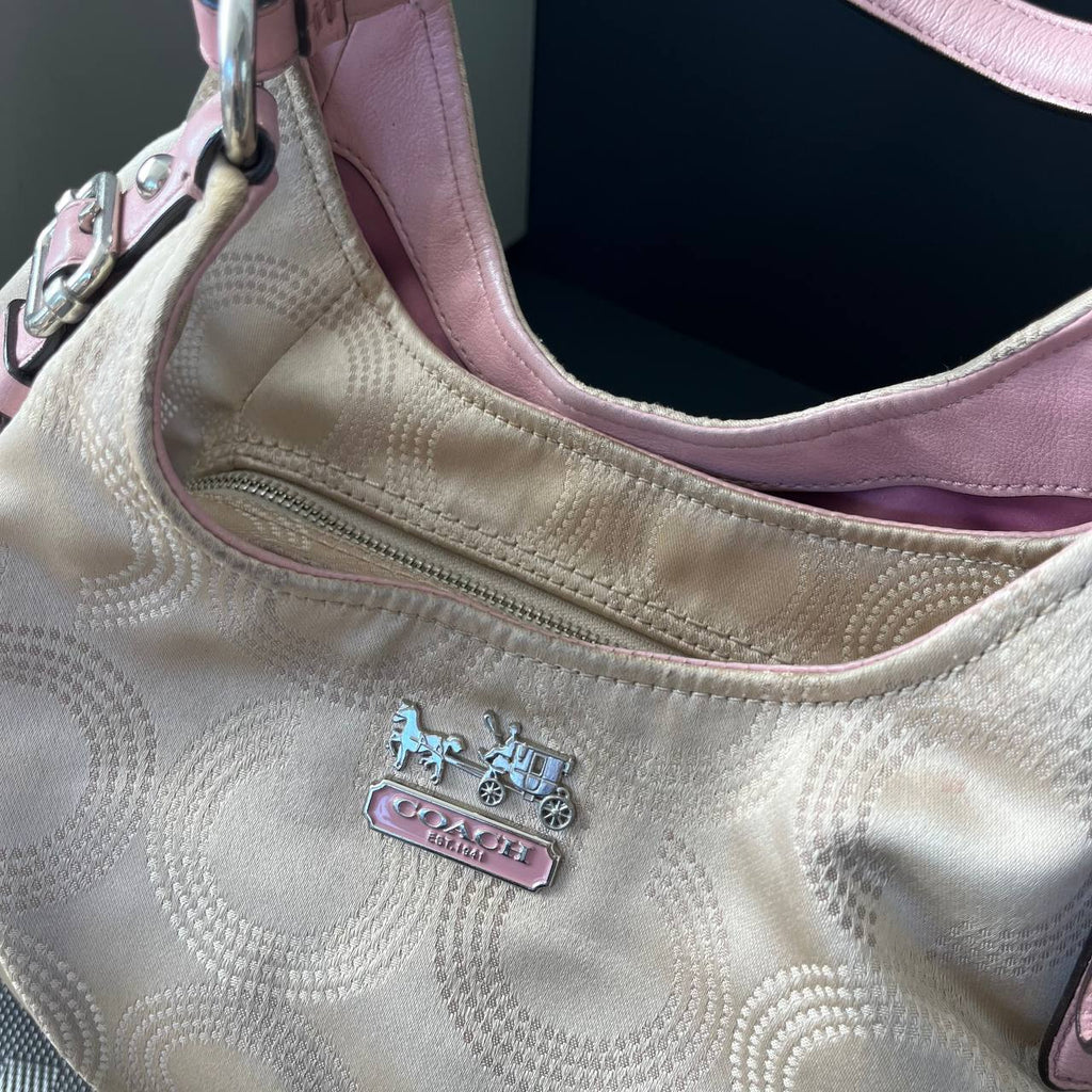 COACH MADISON DOTTED OPT ART MAGGIE SHOULDER BAG (Style #16505)