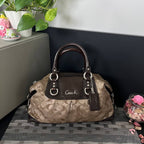 COACH SIGNATURE ASHLEY SATEEN SATCHEL (Style #15443 )