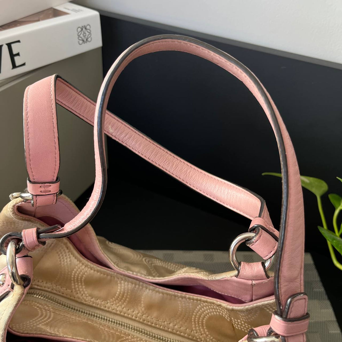 COACH MADISON DOTTED OPT ART MAGGIE SHOULDER BAG (Style #16505)
