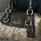 COACH SIGNATURE ASHLEY SATEEN SATCHEL (Style #15443 )