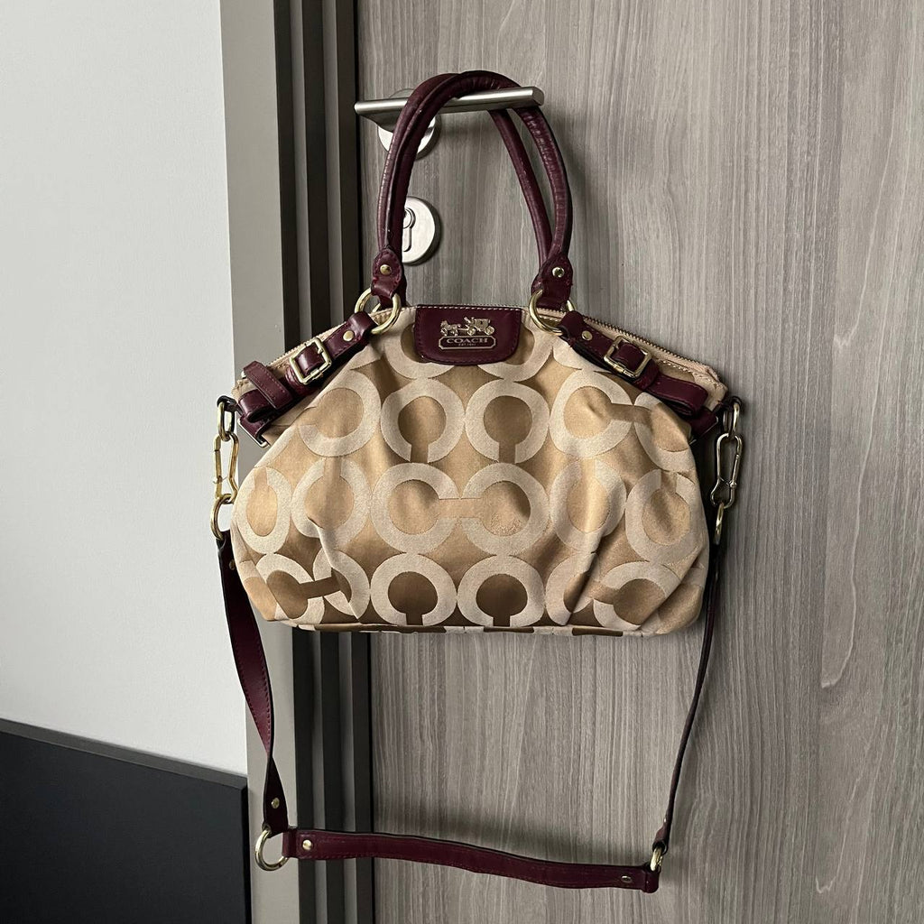 COACH MADISON OPT ART SATEEN SOPHIA SATCHEL (Style #18650)