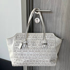 COACH TAYLOR EYELET LEATHER CARRYALL TOTE (Style #27391)