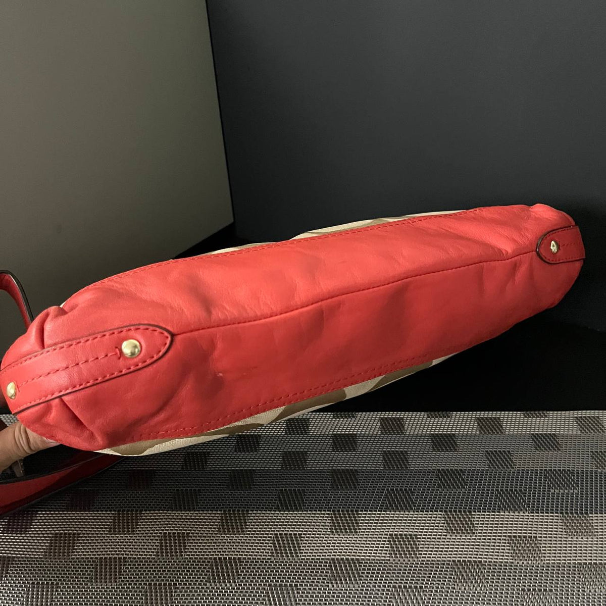 COACH PARK SIGNATURE EAST WEST DUFFLE (Style #19731)