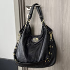 COACH SIGNATURE MADISON MAGGIE 2 WAY LEATHER SATCHEL (Style #15958)