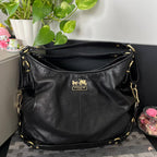 COACH SIGNATURE MADISON MAGGIE 2 WAY LEATHER SATCHEL (Style #15958)