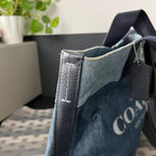 COACH DENIM LARGE TOTE  (Style #91131)