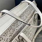 COACH TAYLOR EYELET LEATHER CARRYALL TOTE (Style #27391)