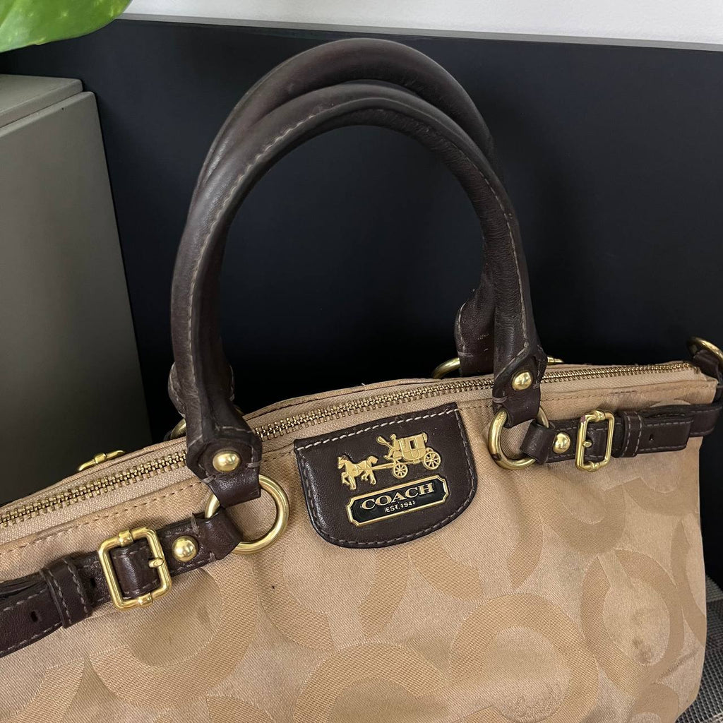 COACH MADISON OPT ART SATEEN SOPHIA SATCHEL  (Style #18650)