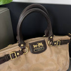 COACH MADISON OPT ART SATEEN SOPHIA SATCHEL  (Style #18650)