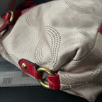 COACH ASHLEY DOTTED OPT ART CARRYALL SATCHEL (Style #20049)