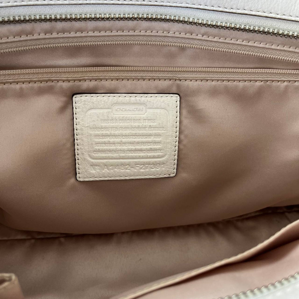 COACH TAYLOR EYELET LEATHER CARRYALL TOTE (Style #27391)
