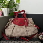 COACH ASHLEY DOTTED OPT ART CARRYALL SATCHEL (Style #20049)