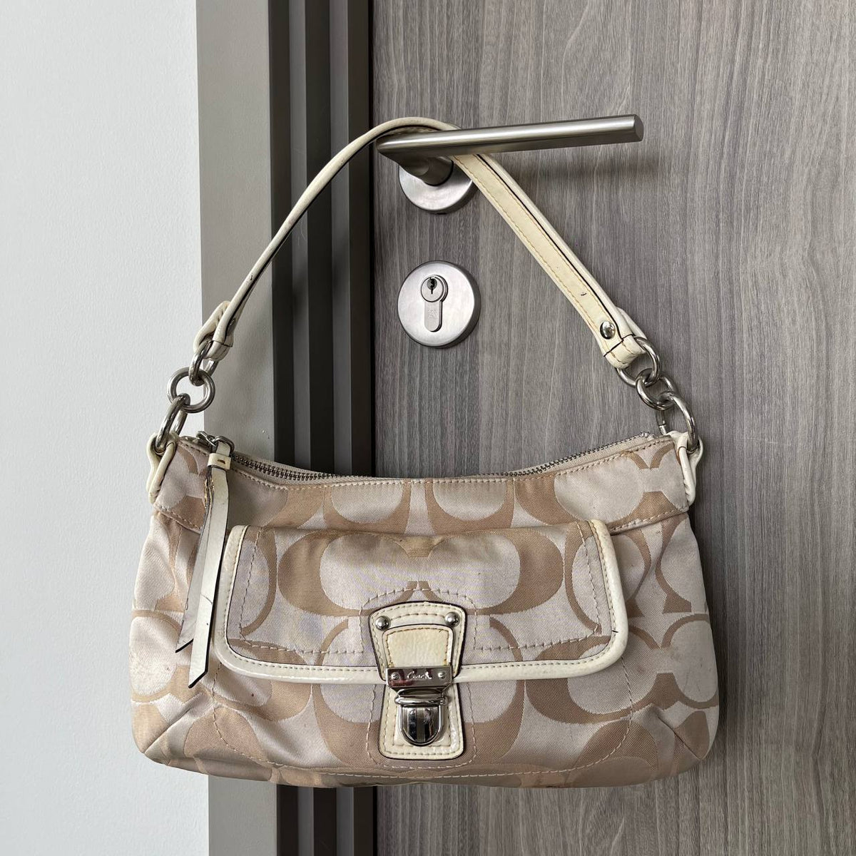 COACH POPPY SIGNATURE GROOVY BAG (Style #18983)
