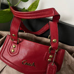 COACH ASHLEY DOTTED OPT ART CARRYALL SATCHEL (Style #20049)