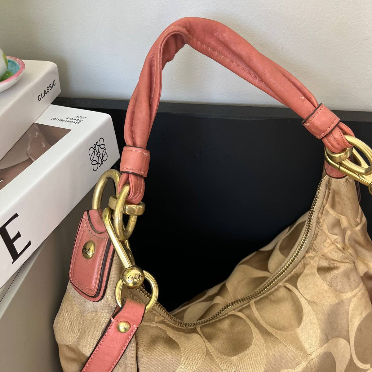 COACH KRISTIN OPT ART SATEEN HOBO BAG (Style #16805)